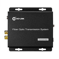 Transmetteur et récepteur à fibre audio RCA 2-CH Extension audio L/R Extension audio RCA