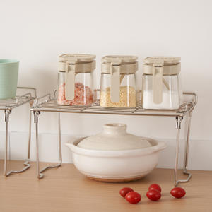 Estante de Almacenamiento de Cocina de Acero Inoxidable 304, Tamaño L, Apilable, Desmontable, Escurridor de Esquina para Exhibición en el Hogar - Product Image 4