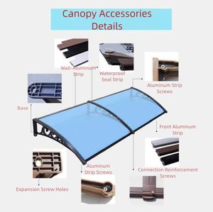 Instalar <span class=keywords><strong>toldo</strong></span> contra pared, puerta, ventana, protección UV, toldos livianos - Product Image 6