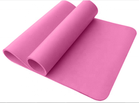 Venta al por Mayor 2026, Tapete de Yoga TPE Ecológico de Doble Capa con Logotipo Personalizado, Tapete de Ejercicio Antideslizante de Alta Densidad