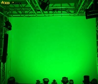 Lampu Par LED Aluminium 18 buah, cahaya panggung Aluminium LED kekuatan tinggi 6 dalam 1 RGBAL UV DMX512 dengan pilihan CTO hemat biaya DJ Disco Par