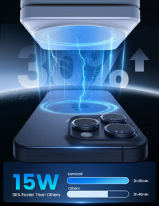 Station de charge sans fil 3 en 1 Lamicall T10, support magnétique pour téléphone, <span class=keywords><strong>chargeur</strong></span> rapide, station d'accueil pour smartphone, montre, écouteurs, bureau T7 - Product Image 4