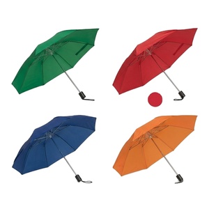 Parapluie pliant en deux, pas cher, de fabrication chinoise, vente en gros, promotionnel, avec impression de logo personnalisé, Paraguas - Product Image 1