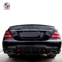 Pièce de réglage pour Mercedes S350 S500 Facelift WD Style Grille de pare-chocs avant pour W221 S300 Kit de carrosserie d'échappement de pare-chocs arrière