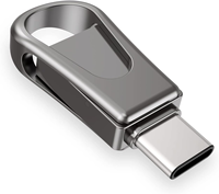 Unidad Flash Ultra Dual USB tipo C para iPhone 15 OTG USB 3,2 Pen Drive 32GB 64GB 128GB 256GB 512GB Metal U Disk