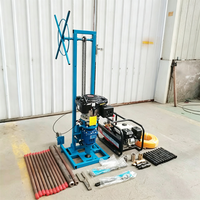 Foreuse de carottage portable 30m avec moteur à essence, pompe à engrenages, diamètre de forage 120mm, facile à utiliser, pour l'exploitation minière