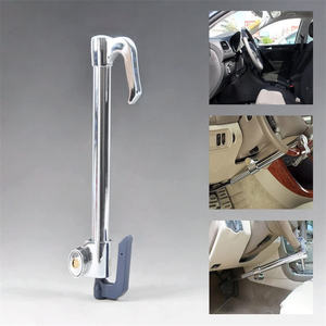 Verrou de sécurité <span class=keywords><strong>antivol</strong></span> pour <span class=keywords><strong>volant</strong></span> de voiture, Double crochet rétractable, embrayage Automobile, pédale, roue, frein - Product Image 6