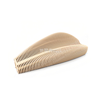 Bancs longs en bois au design paramétrique moderne et personnalisé, tabourets communaux pour l'extérieur, hôtels, écoles, hôpitaux, parcs, salles