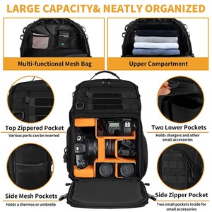 Ngoài trời <span class=keywords><strong>Hidden</strong></span> Camo Modular thiết bị kỹ thuật số Túi độn chiến thuật máy ảnh Ba lô cho DSLR phụ kiện với ngăn máy tính xách tay - Product Image 3