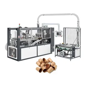 Fully Automatic Ice Cream Cup Paper Cone Sleeve Making Machine Coffee Paper Cup Making Machine