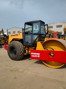 Long-Lasting Performance Extended Endurance Commercial Complex Earthwork 10 Ton DYNAPAC CA251D <b>Used</b> <b>Road</b> <b>Roller</b> - Product Image 2