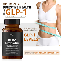 Prix de gros d'usine GLP-1 Capsule Supplément probiotique multi-souches pour adolescents adultes Vitamines pour le bien-être digestif