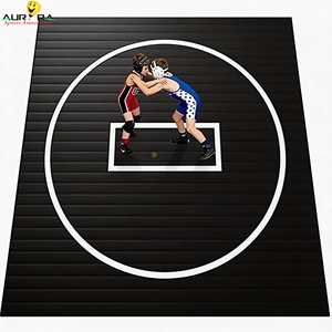 <span class=keywords><strong>Tapis</strong></span> <span class=keywords><strong>de</strong></span> lutte gonflable 10x10 géant épais avec pompe à air pour gymnastique et acrobaties, idéal pour l'exercice à domicile en toute sécurité pour adultes - Product Image 1
