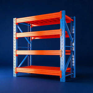 Sistema de Estanterías de Acero para Almacenamiento Comercial de Alta Resistencia, Sistema de Estanterías para Palés para Logística de Fábrica y Gestión de Inventario - Product Image 5