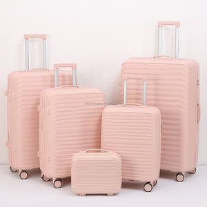 Ensemble <span class=keywords><strong>de</strong></span> bagages rigides en ABS et PC, <span class=keywords><strong>3</strong></span>, 4 ou 5 pièces, avec logo personnalisé, vente en gros d'usine, valise <span class=keywords><strong>de</strong></span> voyage à roulettes pivotantes - Product Image 2