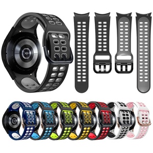 Correa deportiva para <span class=keywords><strong>Samsung</strong></span> Galaxy Watch 5 <span class=keywords><strong>Pro</strong></span> 45mm / <span class=keywords><strong>Watch5</strong></span> 44mm 40mm / Watch 4 Classic 46mm 42mm correa de silicona pulsera de reloj - Product Image 4