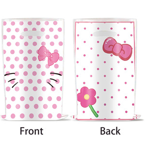 Hello Pink Cat тематические Товары для детей на день рождения, в том числе посуда, баннеры для торта, конфеты, детские праздничные товары - Product Image 6