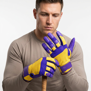 Guantes de Béisbol Profesionales de Cuero Vacuno Genuino, Ligeros, Ambidiestros, Suaves, para Exteriores, Color Personalizado, Entrenamiento Deportivo - Product Image 1