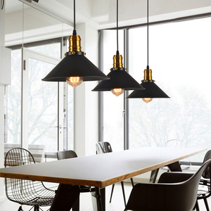 Suspensions Industrielles Vintage Rétro Lampe Suspendue Rétro LED pour Loft Cuisine Bar Restaurant Café en Fer - Product Image 3