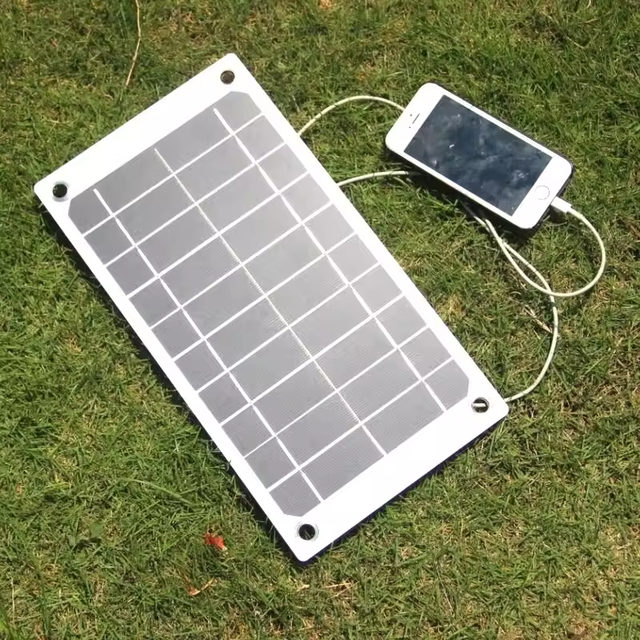 7.5W 5V Backpack Solar Charger Flexible Portable Mini Solar Panel Solar Panel Charge for Camping/hiking/Outdoor /phone