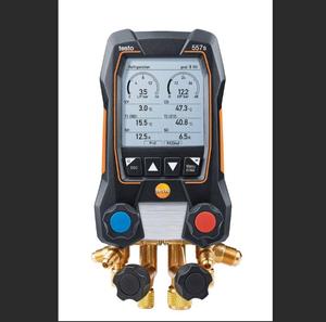 ชุดเกจวัดความดันดิจิตอล Testo 557s สำหรับระบบ HVAC พร้อมมิเตอร์อัจฉริยะและบล็อก 4 ทาง - Product Image 3