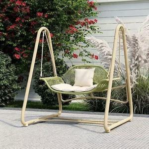 Double Outdoor Rocking <b>Swing</b> Villa Courtyard & <b>Garden</b> Use Internet Fa - Product Image 4