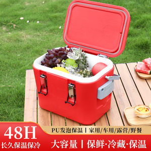 Cooler Box 20L Insulated Food Storage Outdoor Use Rectangle Shape Stainless Steel Inner PP Outer Shell - Product Image 3