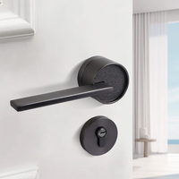 Poignées de porte et serrures modernes en zinc pour l'entrée Appartement extérieur Salles de bains Cuisines Hôtels Chambres à coucher Entrées et extérieurs