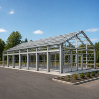Entrepôt de stockage personnel, unités de stockage miniatures, bâtiments commerciaux préfabriqués en structure métallique, toit solaire