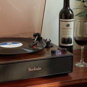 Trực tuyến Hot Bán Stereo Vinyl Máy nghe nhạc ghi âm bàn xoay Máy quay đĩa với built-in cho Bluetooth <span class=keywords><strong>Audio</strong></span> & <span class=keywords><strong>video</strong></span> phụ kiện - Product Image 5