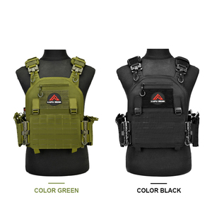 Gilet tactique d'entraînement 1000D composite laser MOLLE camouflage ventilé monté sur la poitrine tendance imperméable doublure en nylon Oxford - Product Image 2