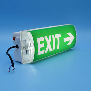 Customized 3W Green Indoor Led Digital <strong>Exit</strong> Sign Rechargeable Emergency <strong>Lamp</strong> Alarm Fire Indicator Led Emergency <strong>Exit</strong> <strong>Light</strong> - Product Image 2