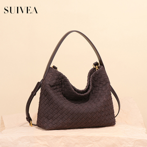 New Textured <b>Tote</b> <b>Bag</b> Handwoven <b>Vintage</b> Luxury Handbag Minimalist Shoulder <b>Bag</b> Effortlessly Chic Crossbody <b>Bag</b> for Women - Product Image 2