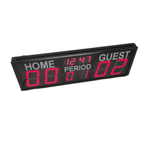 Tableau de bord numérique de volley-ball Portable 4 pouces, 10 chiffres, tableau de bord alimenté par télécommande