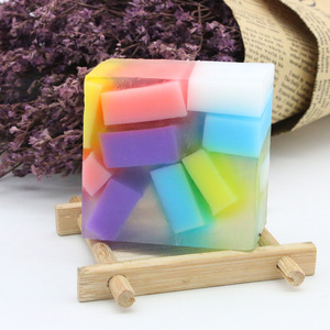 Hoa Nhà Handmade Trong Suốt Rắn Thanh Xà Phòng Tinh Dầu Nước Hoa Trên Khuôn Mặt Xà Phòng Cho Tất Cả Các Loại Da Thực vật Dựa Trên - Product Image 4