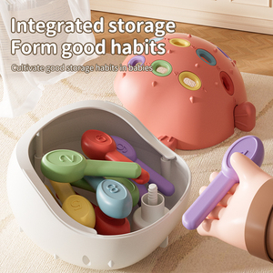 MILI bébé jouet sensoriel Montessori motricité <span class=keywords><strong>fine</strong></span> combat inséré jouets de tri éducatif hérisson pour 1-3 ans - Product Image 4