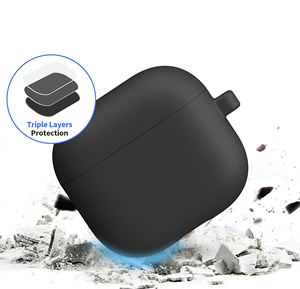 All'ingrosso modello universale custodia protettiva <span class=keywords><strong>AirPods</strong></span> custodia Bluetooth con gancio custodia protettiva in Silicone per <span class=keywords><strong>AirPods</strong></span> - Product Image 3