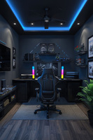 Lumière d'ambiance RGB pour ordinateur, décoration de bureau, petite veilleuse pour bar et fête, lot de 2