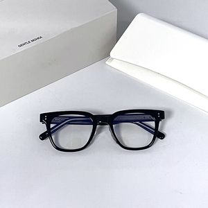 Tùy Chỉnh Thiết Kế Kính Mô Hình Rắn Acetate Màu Đen Khung Quang Học Hình Chữ Nhật Ánh Sáng Màu Xanh Kính Kim Cương Hình Dạng Khuôn Mặt Phù Hợp - Product Image 4