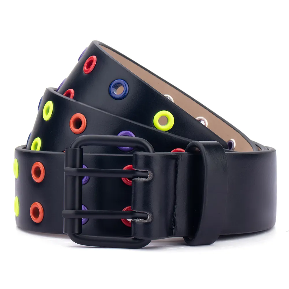 2023 manufacturer Custom new belt body fashion pu leather belt for men cowboy streetwear men belt