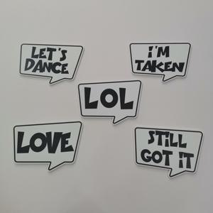 Letrero de accesorios de fotos personalizado de doble cara Premium <span class=keywords><strong>para</strong></span> Halloween Navidad 360 graduación boda sesión fotográfica fiestas - Product Image 1