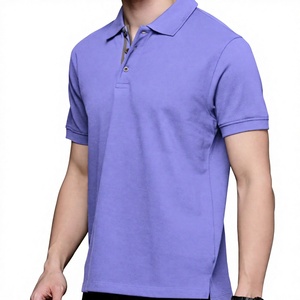 Polo de Algodón Orgánico para Hombre, Tejido Peinado de Lujo, Anti-Pilling, Camisa de Trabajo Duradera, Estilo Atemporal - Product Image 1