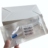 FDX-B 134.2khz 2.12*12 mm Tag ID Hewan RFID Ramah Lingkungan dari Plastik, Transponder Jarum Suntik Veteriner, Micro Chip Implan untuk Pelacakan Anjing