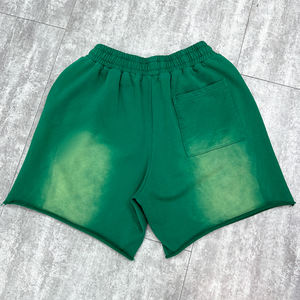 Streetwear Baggy Shorts en coton Shorts de basket-ball imprimés délavés au soleil personnalisés Shorts d'été délavés à l'acide Shorts pour hommes - Product Image 2