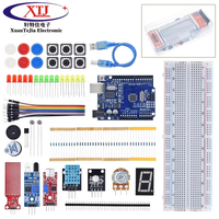 Kit de démarrage pour carte de développement R3 avec plateau de prototypage 830 points et kit de composants