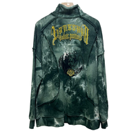 Sweat-shirt à capuche pour homme avec demi-fermeture éclair, design personnalisé en usine, motif graphique personnalisé, 400 g/m², vêtements pour homme de qualité supérieure