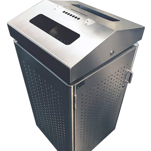 Trash Can OEM Customized Stainless Steel Recycle Box Litter Waste Stainless Steel Trash Can