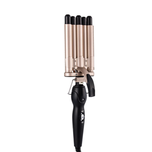 Meilleur <span class=keywords><strong>fer</strong></span> <span class=keywords><strong>à</strong></span> <span class=keywords><strong>boucler</strong></span> LCD personnalisé pour des boucles parfaites, <span class=keywords><strong>fer</strong></span> <span class=keywords><strong>à</strong></span> lisser, bigoudis, rouleaux, <span class=keywords><strong>fer</strong></span> <span class=keywords><strong>à</strong></span> friser en métal, <span class=keywords><strong>fer</strong></span> <span class=keywords><strong>à</strong></span> friser <span class=keywords><strong>à</strong></span> 3 barils pour femmes - Product Image 4
