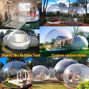 บ้านลมทรงกลมใสกันน้ำสำหรับจัดแสดงนิทรรศการกลางแจ้ง รุ่น Cyber Celebrous Starry Sky เหมาะสำหรับตั้งแคมป์ - Product Image 3