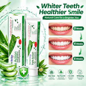 <span class=keywords><strong>Pasta</strong></span> Dental Herbal de Aloe Vera de <span class=keywords><strong>la</strong></span> <span class=keywords><strong>Mejor</strong></span> Calidad, Blanqueadora, con Aliento Fresco y Menta Refrescante, 100g, <span class=keywords><strong>para</strong></span> <span class=keywords><strong>Dientes</strong></span> Sensibles, Uso Doméstico, Marca Blanca - Product Image 4